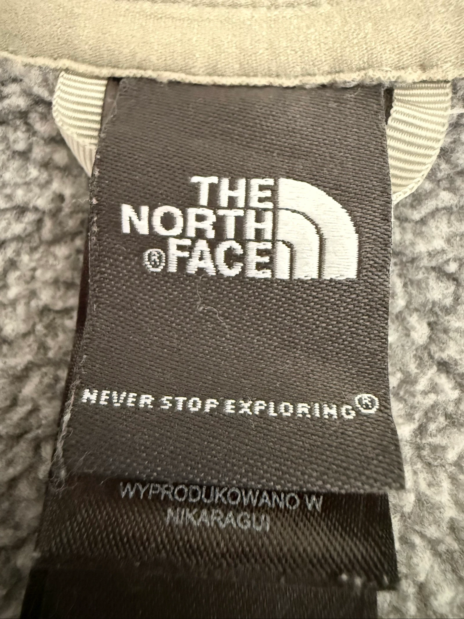 The North Face women's thick grey hooded fleece jacket size M – photo 10